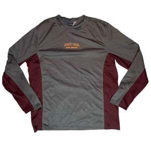 Arizona State Sun Devils Long Sleeve Shirt Mens XL Gray Maroon